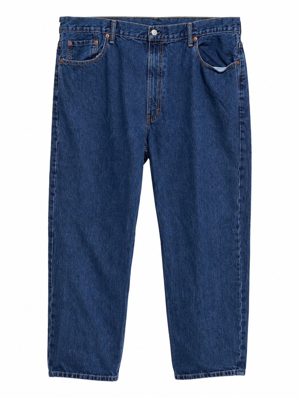 Levi's 550 Size 44 Men's Straight Jeans in Dark Blue Denim